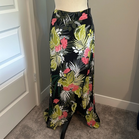 Tropical Print Skirt- Express - Picture 1 of 6